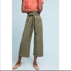 Anthropologie wide leg high waist pants